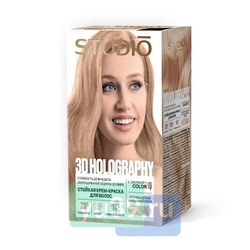 Крем-краска Studio HOLOGRAPHY для волос Professional (9.73) Очень светлый миндальный блонд