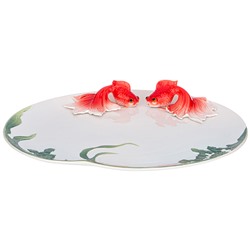 БЛЮДО "ЗОЛОТАЯ РЫБКА" 32*29 СМ (КОР=12ШТ)