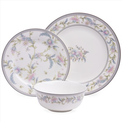 НАБОР ПОСУДЫ ОБЕДЕННОЙ LEFARD "GARDEN" НА 4 ПЕР. 12 ПР.