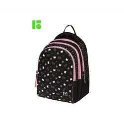 Рюкзак Berlingo inStyle "Cats pattern" 41*27*20см, 3 отделения, 2 кармана, эргономичная спинка