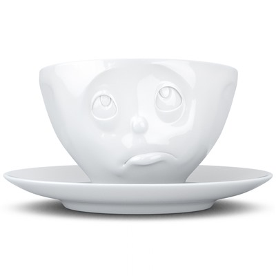 Чайная пара Oh please, 200 мл, белая