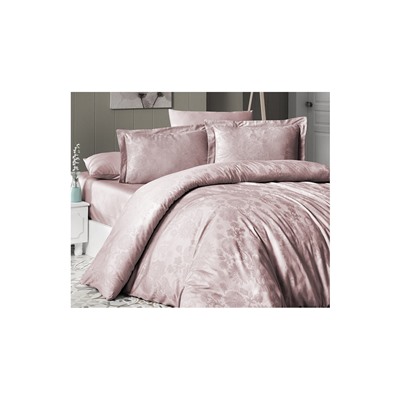 Сатиновое Постельное Белье Евро 2 сп. JACQUARD SATEN First Choice