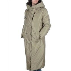 EAC327 OLIVE Пальто зимнее женское (200 гр. холлофайбера)
