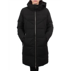 98720 BLACK Пальто зимнее женское (холлофайбер 150 гр.)