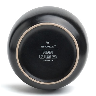 НАБОР ПОСУДЫ ОБЕДЕННЫЙ BRONCO "CHOICE BLACK" НА 4 ПЕР. 16 ПР.