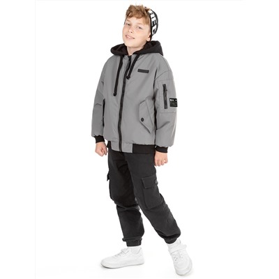 Куртка утеплённая для мальчика NIKASTYLE 4м5525 Серый Nikastyle