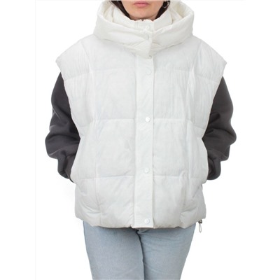 24001 WHITE Жилет утепленный женский (100 гр. холоффайбер)