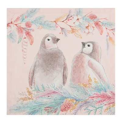 Набор салфеток «Этель» Pink magic, 40×40 см - 4 шт., хлопок, саржа