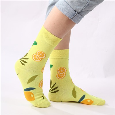 Haichin Fruit trend brand socks, mid-length, Amazon, European style, wholesale
