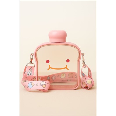 Бутылка «Bread slice», pink (380 ml)