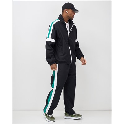 Спортивный костюм мужской весна-лето черного цвета 25736Ch