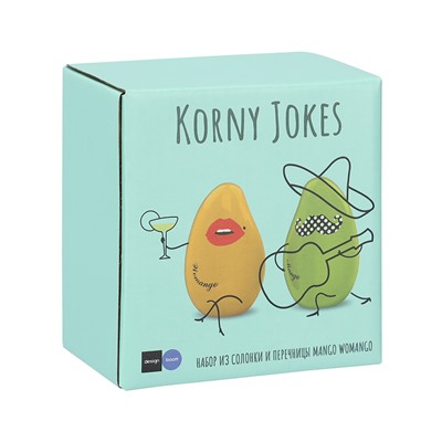 Набор из солонки и перечницы Mango Womango