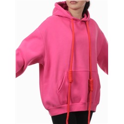 2226 PINK Толстовка женская (85% хлопок, 10% полиэстер, 5% спандекс)
