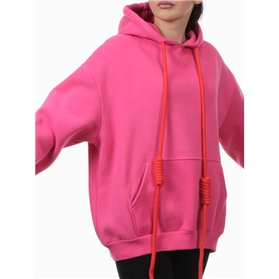 2226 PINK Толстовка женская (85% хлопок, 10% полиэстер, 5% спандекс)