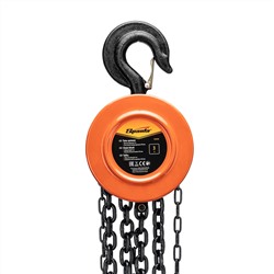 Таль цепная, 3 т, H подъема 3 м, расстояние между крюками 470 мм Sparta