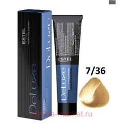 ESTEL DE LUXE 7/36 Краска-уход Русый золотисто-фиолетовый