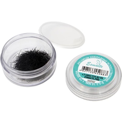 Искусственные ресницы Esmalte B 0.2 - 10 mm (банка)