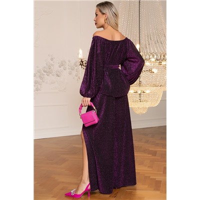 Костюм праздничный Бланш (темная орхидея) К14495-4М