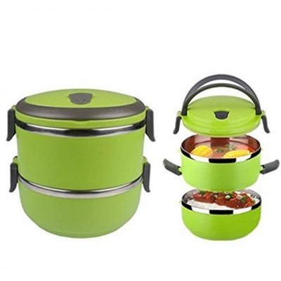 Ланч бокс двухъярусный Lunch box Stainless Steel (1,4л.) RF-000259