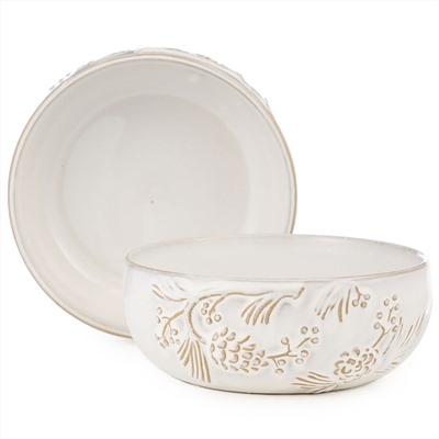 НАБОР САЛАТНИКОВ КОЛЛЕКЦИЯ "PINE CONES", 2 ШТ. / 16,7*16,5*6,9 СМ, 1000 МЛ