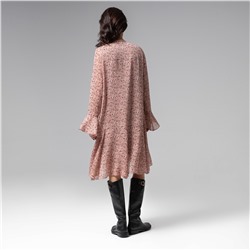 Платье с воланами, Для восхищенных взглядов (pink)