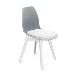 Стул SHT-ST29-CN6/S195
                        серый / белый / белый