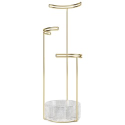 Держатель для украшений Tesora, стекло/латунь