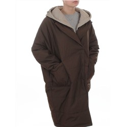 8030 BROWN Куртка демисезонная женская (100 гр. холлофайбер)