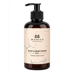 Manita Professional Парфюмированный крем для рук и тела / Jasmine, Amber, Cedar, 300 мл