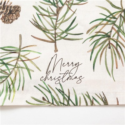 Дорожка на стол новогодняя Christmas tree 40*147 см, 100% хлопок, саржа 190гр/2