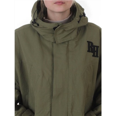 3097 GREEN Куртка демисезонная женская (100 гр. холлофайбер)