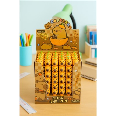 Ручка "Abundance of capybaras", mix, шоу-бокс 36 шт.