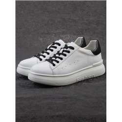 03-YC151-2 WHITE Кроссовки женские (натуральная кожа)