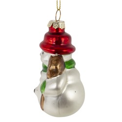 Украшение новогоднее "Снеговик", L5 W4,5 H9 см