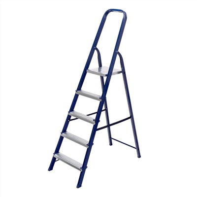 Стремянка, 5 ступеней, стальная, Сибртех