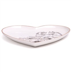 ТАРЕЛКА LEFARD "TOP STYLE" СЕРДЦЕ 21,5*2 СМ (КОР=48ШТ.)