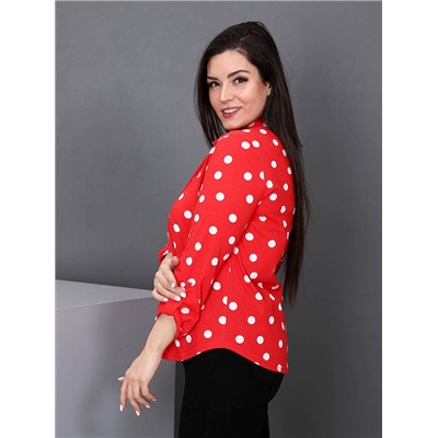 Рубашка Делина красный ИвК