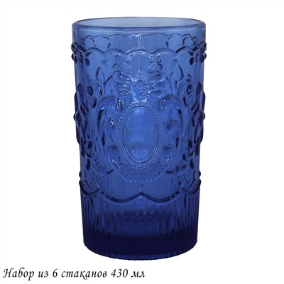583-031 Набор из 6 стаканов 430 мл в под.уп.(х4)Стекло