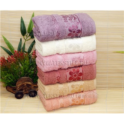 70x140 см. 6 шт/уп. Махровые Банные Полотенца Fulya VIP COTTON - Cestepe