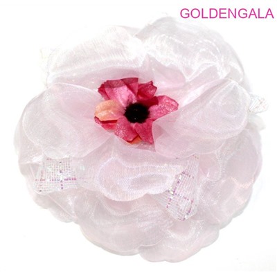 Бант на резинке ажурный №4 диаметр 11 см