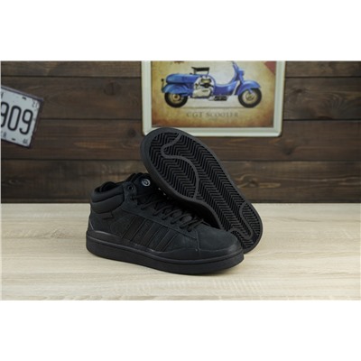 Зимние Adidas Campus из натуральной замши