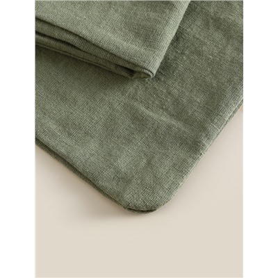 Пододеяльник SL Home Linen collection 150*220 см , цв.зелёный, лён30%/хлопок70%