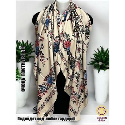 Платок шелковый большой "Парижанка" Арт 2428/36