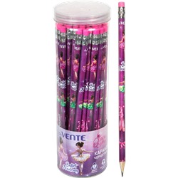 Карандаш ч/г HB "deVENTE Ballet Academy" 2мм трёхгранный с ластиком 5032501/50/Китай