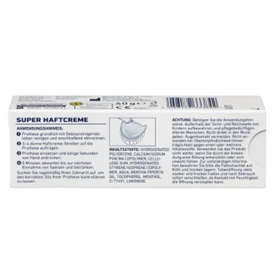 Dontodent Haftcreme extra stark, Донтодент крем для фиксации зубных протезов, 40г