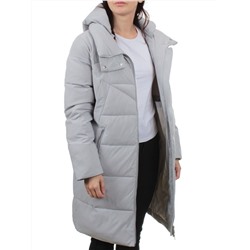 98720 LT. GRAY Пальто зимнее женское (холлофайбер 150 гр.)