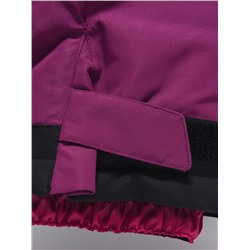 Комбинезон подростковый зимний для девочки бордового цвета 9408Bo