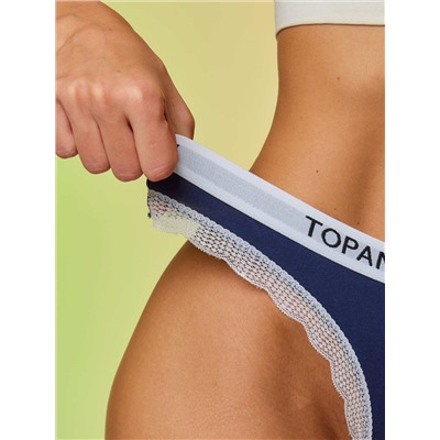 Набор женских трусиков TOPANTY 1006, FIT, 5 шт/уп