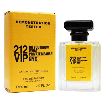 Tester Carolina Herrera 212 VIP For Women 60 ml экстра - стойкий