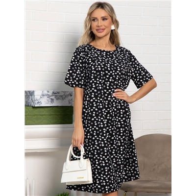 Платье Ронда (черное) П14390-16М